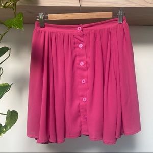 Hot Pink Mini Skirt